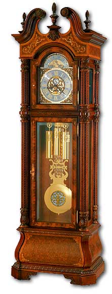Hermle & kieninger grandfather clocks  brass weight shells 60 x 245 mm engraved 
